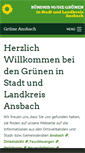 Mobile Screenshot of gruene-ansbach.de